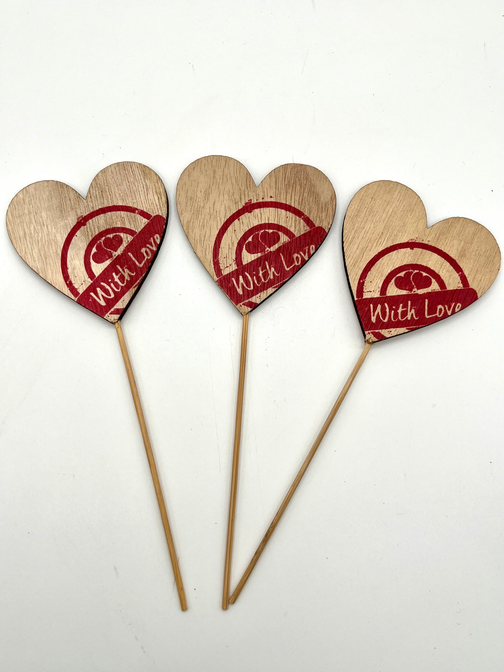 Pflanzen Stecker Herz (Holz)